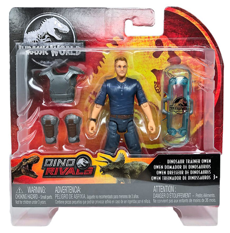 Mattel 2017 Jurassic World Dinosaur Trainer Owen Action Figure