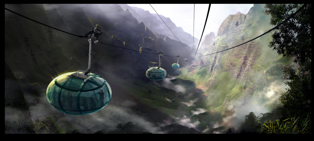 jw gondola concept art – Jurassic-Pedia